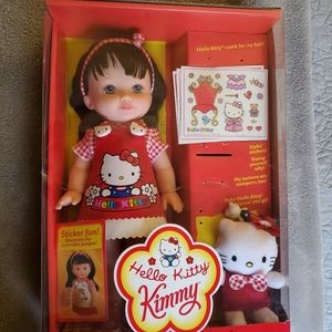 Vintage Mattel Hello Kitty Kimmy Doll 1998 Never Removed From Box Y2K Collectors